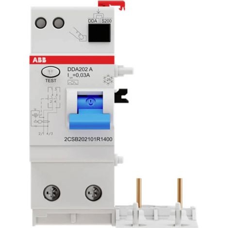 [NEUWERTIG] B-Ware Abb Fi Block Fehlerstromschutzblock S202 2 Polig 40 A 30m A Dda202 A 40 0 03 Typ A