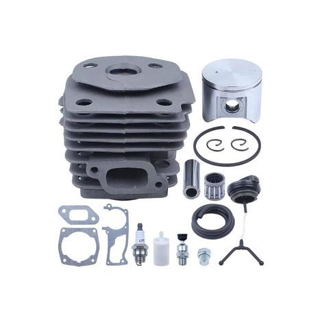 Kit cylindre compatible Husqvarna 357 et 359 – Diamètre 47 mm – Réf 537 11 57 302 – Ensemble piston complet (1/2)