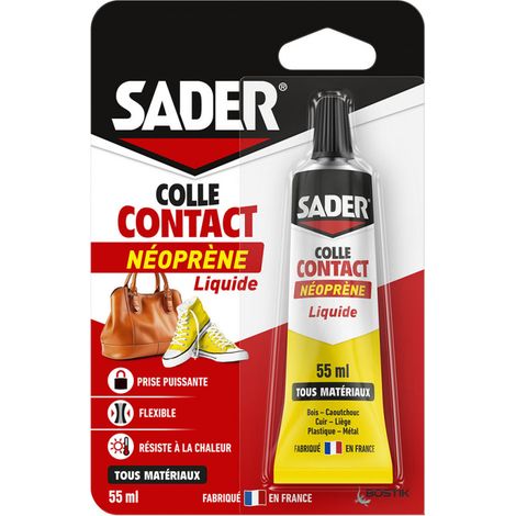 Colle néoprène contact Sader liquide Conditionnement: 55ML