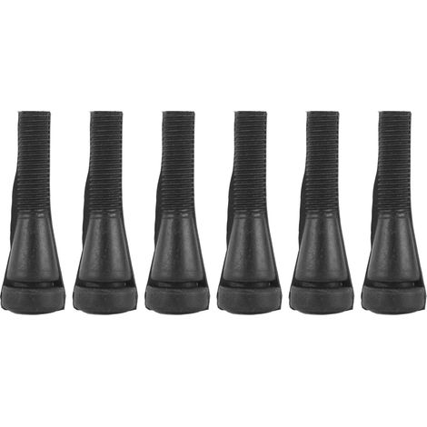 Lot de 100 bâtonnets de rechange en caoutchouc pour plumeuse de volaille (canards, poulets, oies), noirs. (1/5)