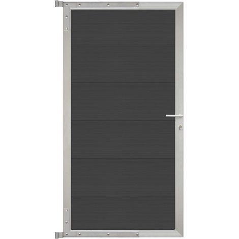 MAX-XL-Tor-Komplettset 90 x 173 cm, Füllung charcoal