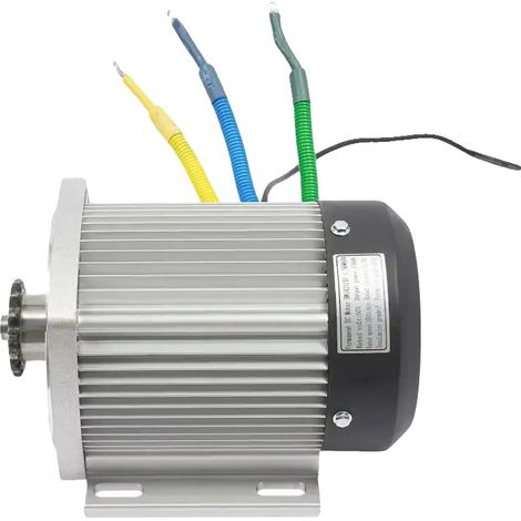 Kit de motor eléctrico, potencia de 1500 W, tensión nominal de 60 V, velocidad de 3500 rpm, corriente nominal de 31,5 A, protección IP33. (1/5)