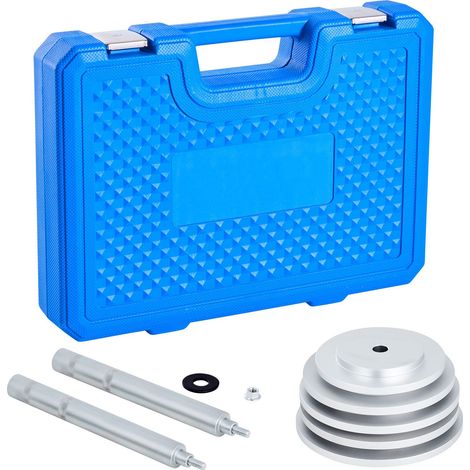 Kit de Presse pour Roulements, 7 Pièces, Jeu de Montage de Bagues et Joints avec 5 Douilles, Poignée et Rallonge, Outil de Montage de Bagues, Coffret de Démontage et Installation Robustes avec Étui de (1/5)