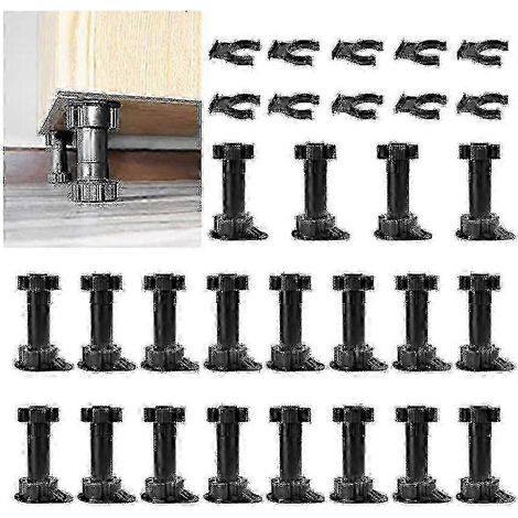 20 pieds de meubles de cuisine réglables avec clips, adaptés aux meubles (1/5)