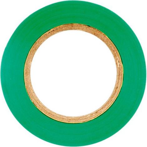 Ruban Adhesif Isolant - 15 mm x 10 m - Vert - 1 Piece (1/2)
