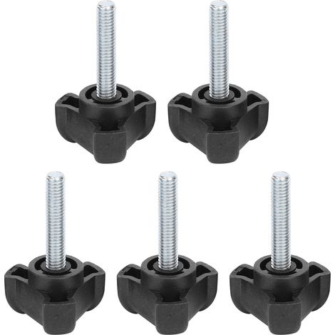 5pcs Écrous à main triangulaires M6‑30mm Vis à pouce tête triangulaire pour serrage manuel (1/5)