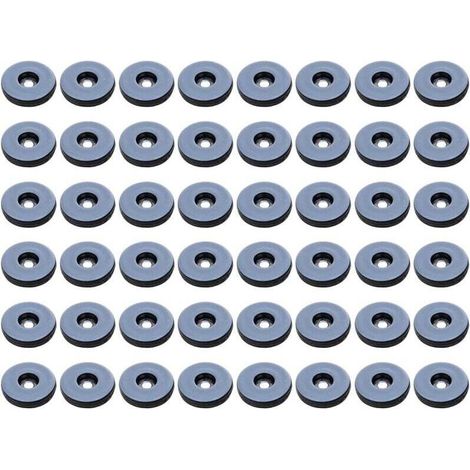 Möbelgleiter, 48er-Packung, runde Teflon-Möbelgleiter, Antivibrationsgleiter, (rund) 19 mm (1/4)