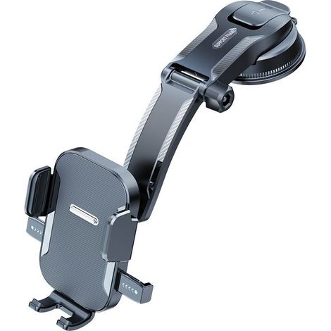 Support Téléphone Voiture, Ventouse Ultra Puissante Porte Voiture Telephone Tableau de Bord, Rotation 360° & Opération à Une Main & Clip d'aération (1/5)