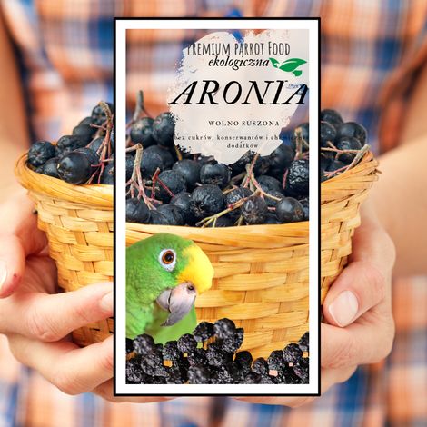 Aronia croccante biologica Snack per tutti i pappagalli 100 g (1/4)