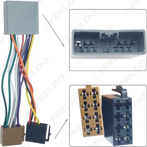 Suitable for Honda Civic, CRV, Jazz and Accord: upgrade from CD audio player to a non-destructive ISO power wiring harness (1/5)