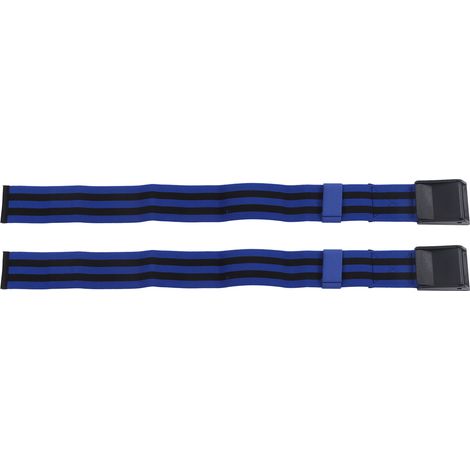 blaue 64 cm lange Blutokklusions-Trainingsbänder für die Arme – Muskelkräftigung (1/5)