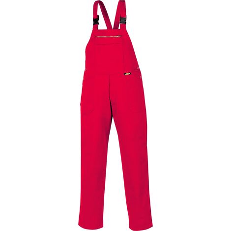Latzhose 290 g/m² rot Größe 56 (1/4)