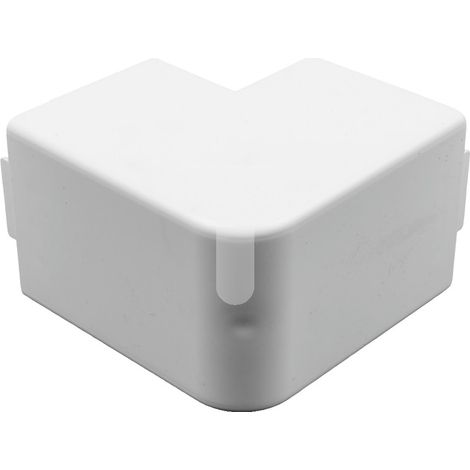 OBO Bettermann Capot d'angle extérieur 60x60mm Polyvinylchlorure blanc pur RAL 9010, 6192319