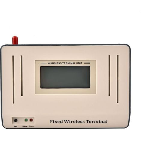Téléphone enregistreur GSM 100-240 V, terminal sans fil fixe, compatible avec les systèmes d'alarme (UE/quadribande) (1/5)