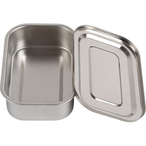 Boîte de nettoyage de 15 cm (6 pouces) en acier inoxydable 304 avec couvercle, plateau de rangement pour instruments. (1/5)