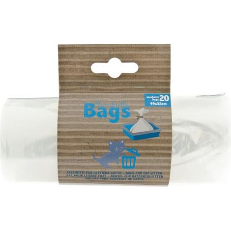 Sacs à litière pour chat au parfum de lavande 49x38cm