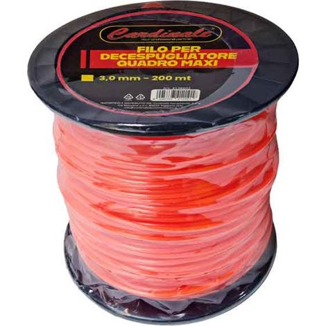 HILO PARA DESBROZADORA CUADRADO MÁXIMO CARDINAL 4,0 mm x 120
