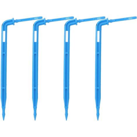 Système d'arrosage automatique goutte à goutte pour plantes d'intérieur (100 pièces) - Outil d'arrosage pour pots de fleurs - Piquet-10.00X4.00X0.50CM-Blue