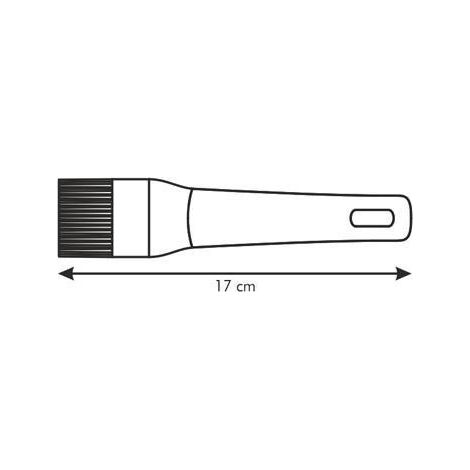 Tescoma Pennello da Forno in Silicone Delicia, Bianco e Giallo, 17 cm (1/2)