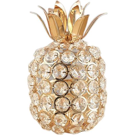 Fruchtstatue, Sammlerstück, künstliche Fruchtfigur, Tischdekoration für Schlafzimmer, Wohnzimmer oder Bar-Pineapple Gold (1/5)