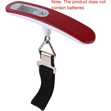 Balance voyage digital à écran LCD precision haute (rouge, strip) - Type PP Steel modèle DG-500 - Balance à main