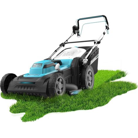 Cecotec Cortacésped de Cable Terrenator 460 Flex Z Auto. 2000W, Ancho de Corte 46cm, Propulsión Automática