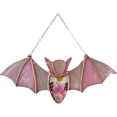 Suncatcher - Chauve-Souris Halloween En Acrylique - Décoration Fenêtre Murale - 20 x 8,3 x 0,4 cm - 1 Pièce (1/5)