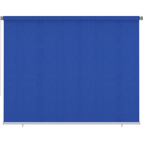 Außenrollo 305 (B) x 230 (H) cm Blau HDPE vidaXL