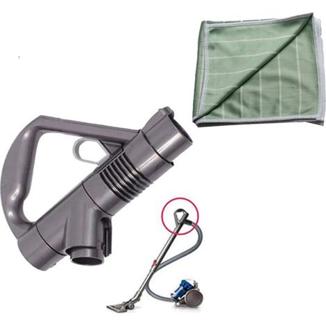Poignée compatible pour Dyson DC33 DC19 DC52 DC29 DC26 DC36 DC37 DC46 DC33C DC48917276-01,Livré également avec un chiffon