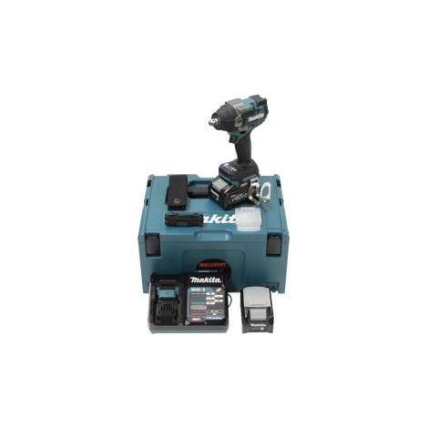 Makita TW007GM206 Akku-Bohrschrauber 40V max. / 2x 2,5 Ah Akku + Schnellladegerät im MAKPAC + Side-Kick (1/5)