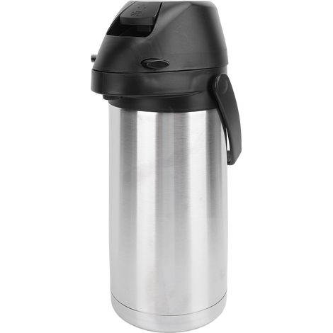 Distributeur de café avec pompe, boisson thermique isolée en acier inoxydable, pour eau chaude et froide, boissons au chocolat, 1,6 l (1/5)