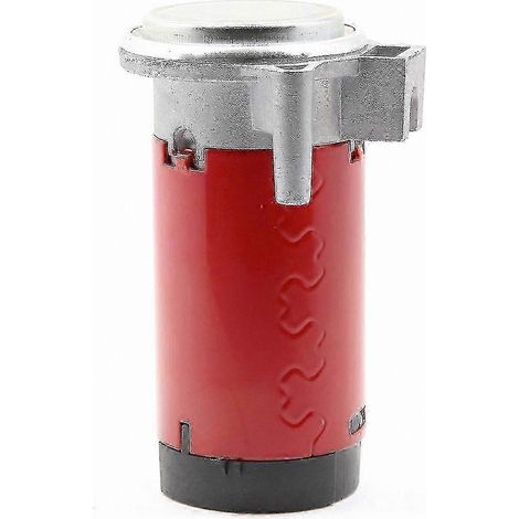 Compresseur d'air rouge haute puissance 24 V compatible avec les systèmes de klaxon de voiture (1/5)