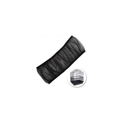 Housse de cage à oiseaux, récupérateur de graines, filet en nylon ventilé, coque de cage à oiseaux, récupérateur de graines, taille (noir) (1/5)