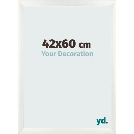 yd. - Cadre photo 42x60 - Blanc Patine - MDF - Pisa (1/5)