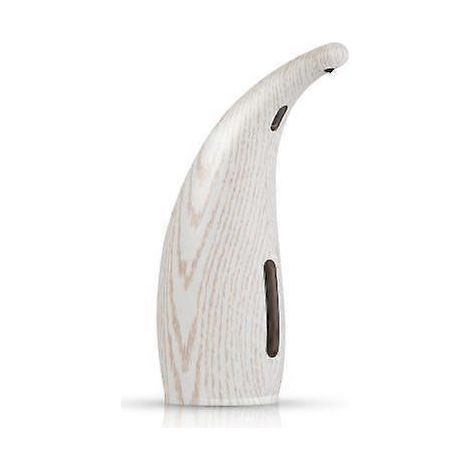 Distributeur automatique de savon liquide sans contact étanche à piles pour la cuisine et la salle de bain - Finition bois blanc (1/2)