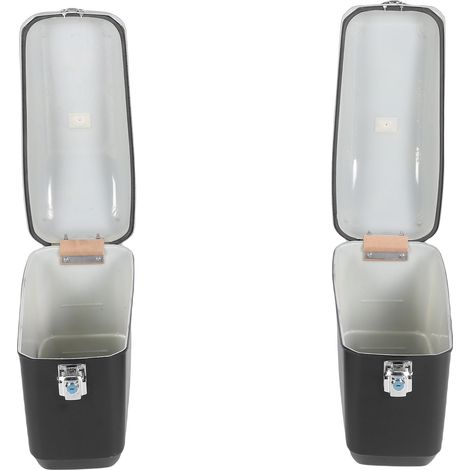 Sac de selle rigide pour moto, capacité de 45l, finition noire mate, sacoches universelles de remplacement de coffre de bagages pour Suzuki (1/5)