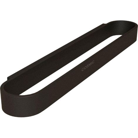 COSMIC Towel ring 40cm, Wall Mounted Matt Black Compatible with ALIFE Collection