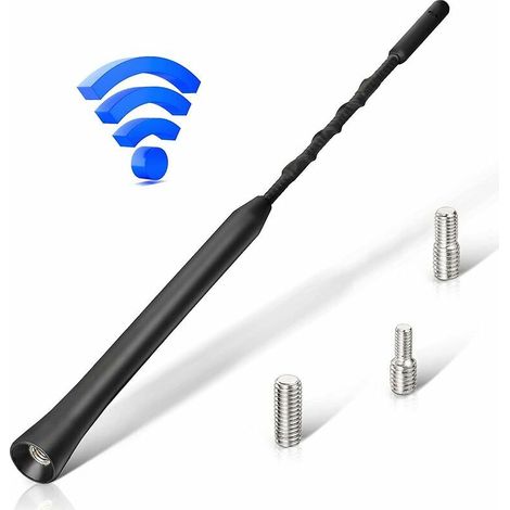 royaluxe - Eightwood Car Fm Dab Antenne Autoradio Antenne De Toit De Voiture Antenne 23cm Remplacement Universel Auto Antenne avec Fonction De Réception Fm/dab (1/5)