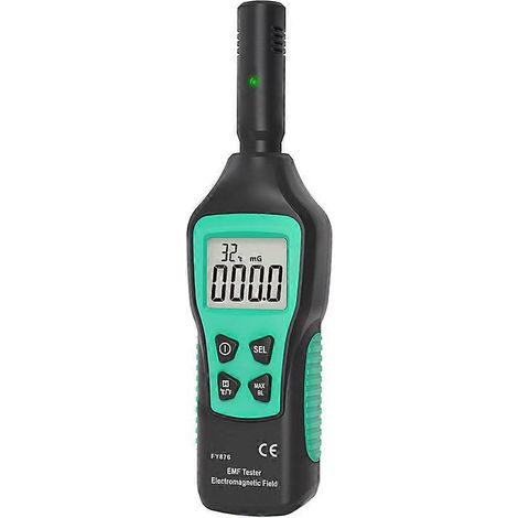 Détecteur de champs électromagnétiques (CEM), détecteur numérique LCD de CEM, équipement de chasse aux fantômes, détecteur de rayonnement électromagnétique, détecteur de température, inspections CEM. (1/5)