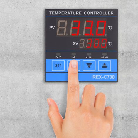 Régulateur de température numérique haute précision, régulation PID, sortie relais SSR 0-400℃ (1/5)