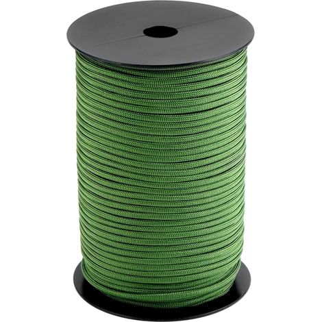 100M Corde Paracorde 4mm - Corde à 9 Torons - Capacité 250kg - pour Bateau, Camping, Laisse de Chien, Corde à Linge (1/5)