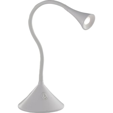 "Lampada da lettura NEWTON in metallo bianco 3.2W 300LM 4000K(Luce naturale)" (1/2)