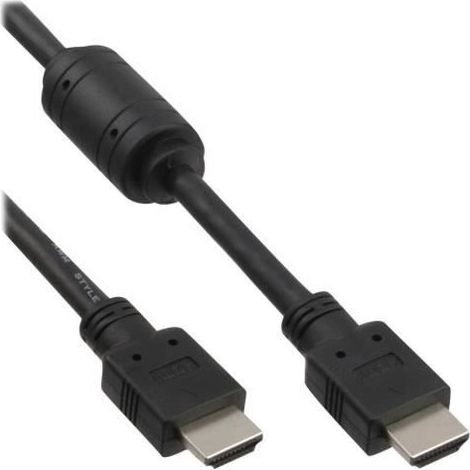Câble HDMI - INLINE - 1.5 m - High Speed - Noir - HDMI (M) vers HDMI (M)