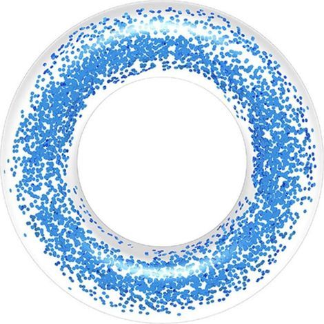 Aufblasbare Boje, transparente Boje, glitzernder Schwimmring, Sommer-Poolspielzeug, Strandspielzeug, Wasserpartyspielzeug (1/5)