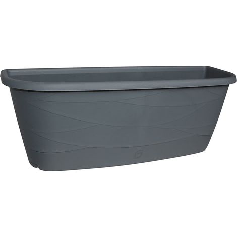 Geli Blumenkasten Maya 50 cm anthrazit Blumenkästen (1/2)