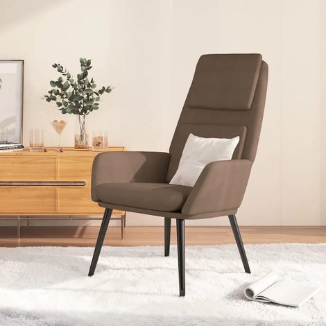 Relaxsessel Taupe Stoff vidaXL (1/5)