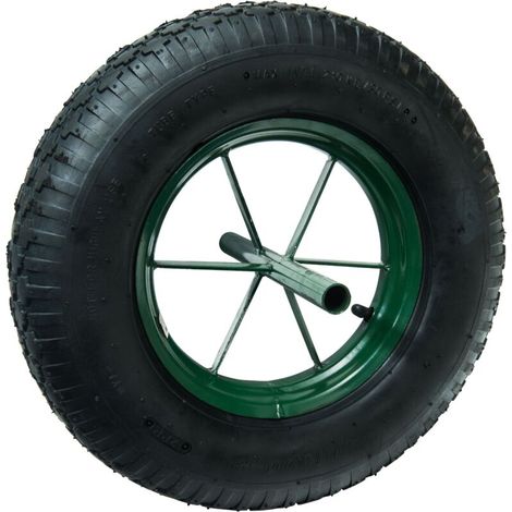 Aiperq Wheelbarrow Tire 480/400x8 with Inner Tube (1/2)
