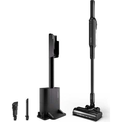 Nilfisk MOVE Akku-Staubsauger 2-in-1 mit Ladestation – Sehr leicht, 150 W, 30 Min Laufzeit, Beutellos – Schwarz (1/2)