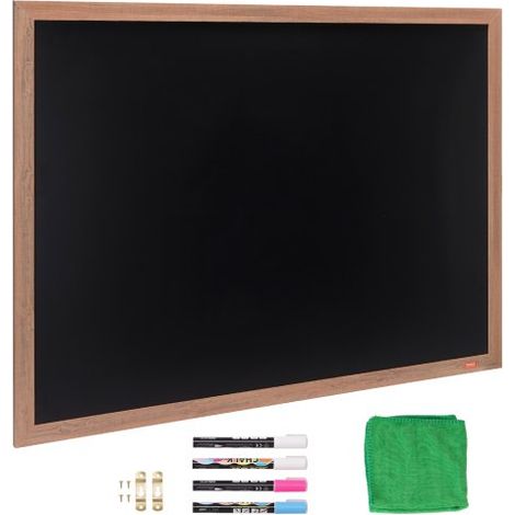 Pizarra Negra de Menú con Marco de Madera Colgante de Pared 889 x 1168 mm Pizarra con Tiza para Mensajes Pizarra Magnética para Restaurante, Bar, Cafetería, Cocina, Decoración del Hogar y Bodas (1/5)