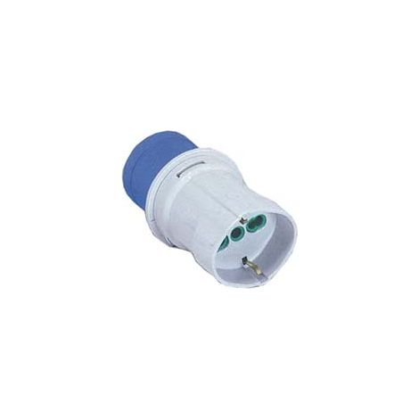 ADATTATORE INDUSTRIALE CON SPINA CEE 309 IP44 E PRESA BIPASSO E SCHUKO  16A 73100    FANTON